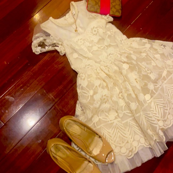 White dress